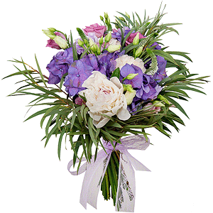 Bride's bouquet "Flower veil" with delivery Astrakhan