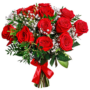 Bouquet of Scarlet Roses with delivery Astrakhan