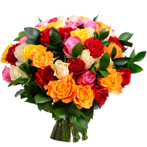 Arrangement of 39 Kenyan Roses with delivery Astrakhan