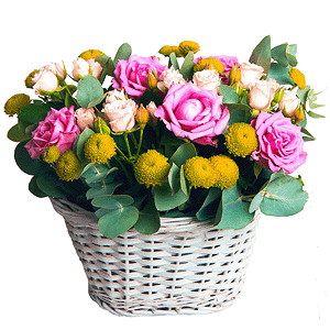 Artist's composition with delivery Astrakhan