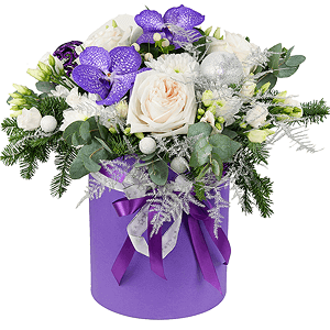 Silver snowflake with delivery Astrakhan