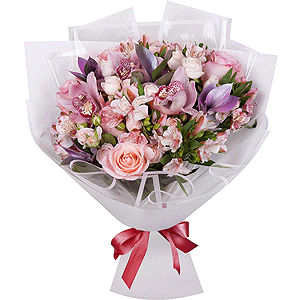 Lady of the Flowers with delivery Astrakhan