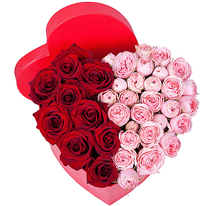 Loving heart with delivery Astrakhan
