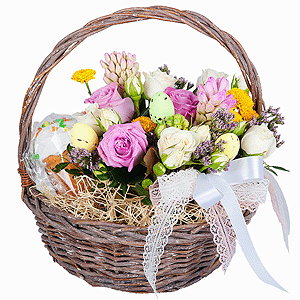 Bright Easter with Easter cake with delivery Astrakhan