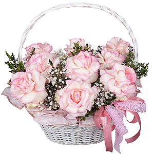 Sparks of Pink Tenderness with delivery Astrakhan