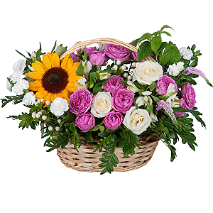 Floral Medley with delivery Astrakhan