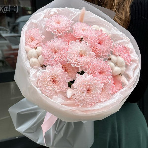 Букет "Хлопковое облако"