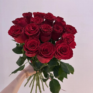 "Red Velvet" Bouquet of 15 Roses with delivery Astrakhan