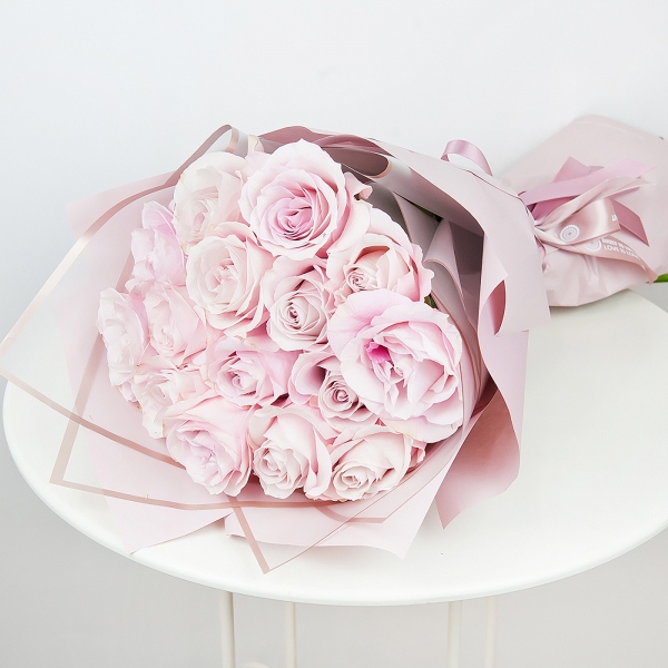 Rose Pink 50 cm Ecuador (Chelo, Hermosa, Novia, Titanik, Engagement, Pink Mondiale) - 21, Wrapping Paper